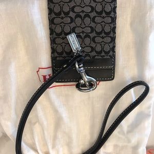 Coach NEW Lanyard Signature Canvas